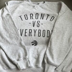 Gray Toronto vs Everybody Crewneck Sweatshirt